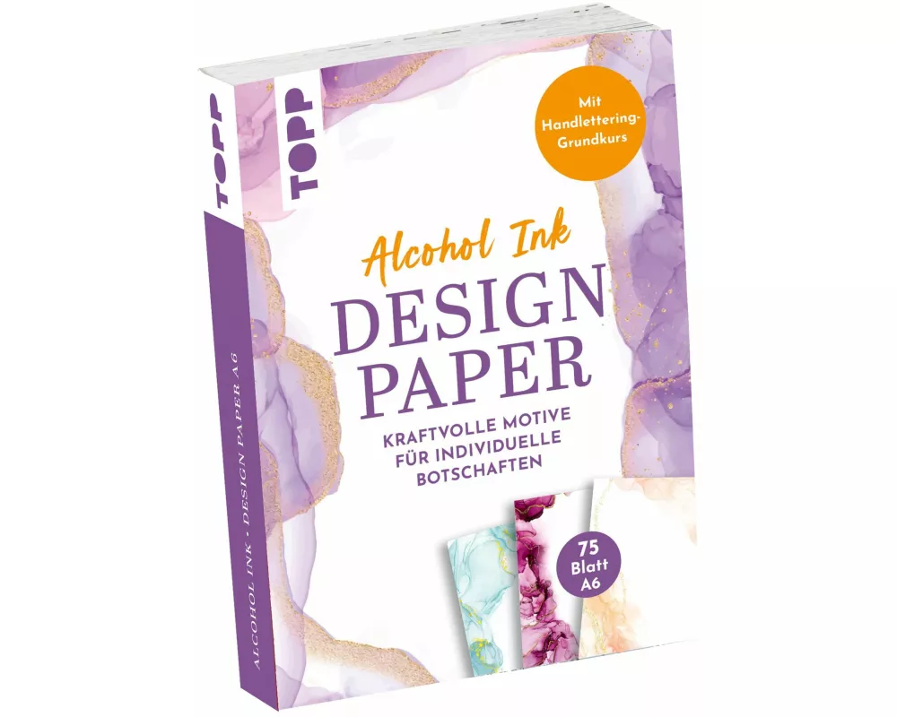 Design Paper DIN A6 Alcohol Ink