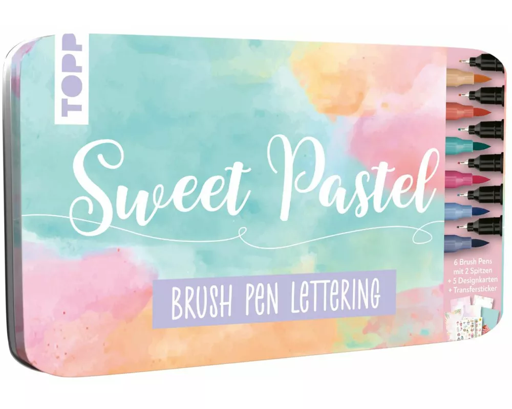 Brush Pen Lettering Designdose Sweet Pastel