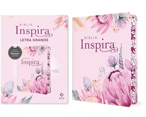 Biblia Inspira Ntv, Letra Grande Con Filament (Sentipiel, Primaveral)