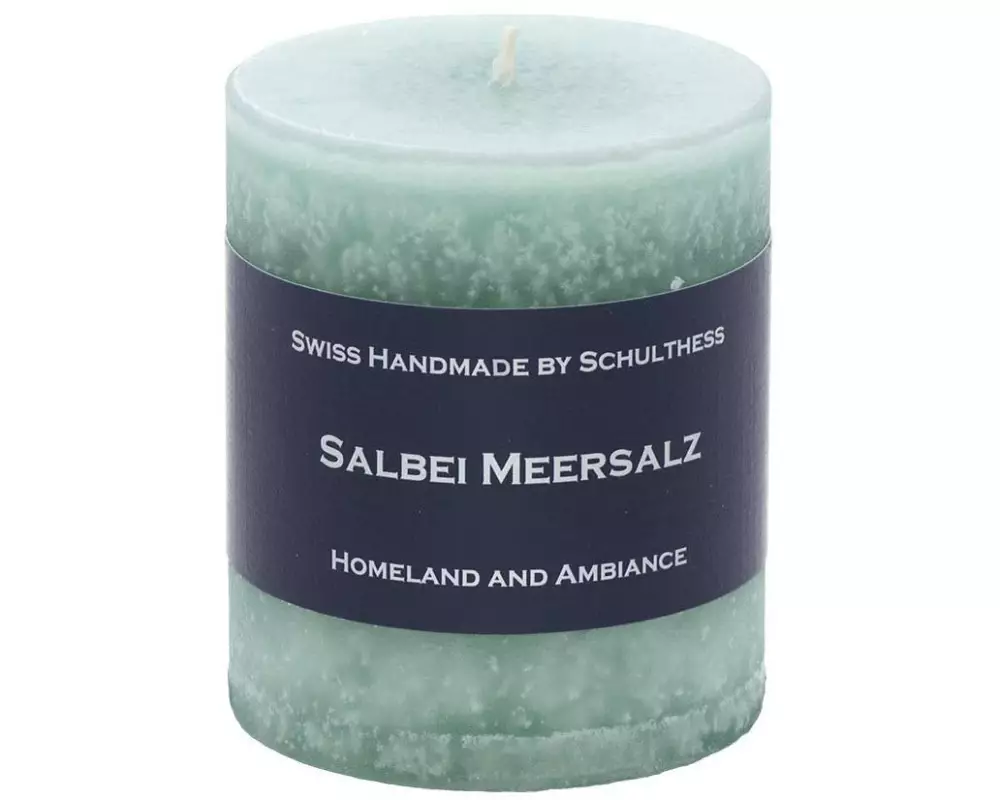 Schulthess Kerzen Duftkerze Salbei Meersalz 8 cm