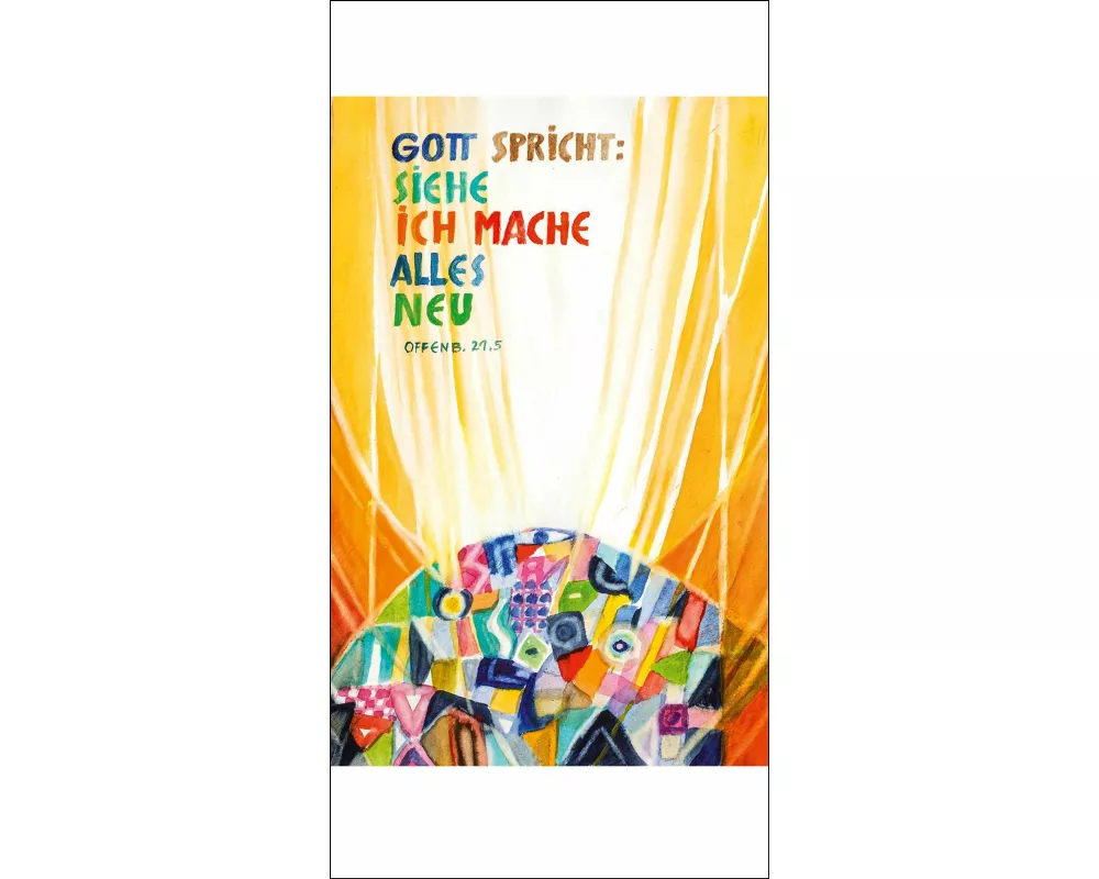 Jahreslosung Andreas Felger 2026, Faltkarte mit Betrachtung (10er-Set)