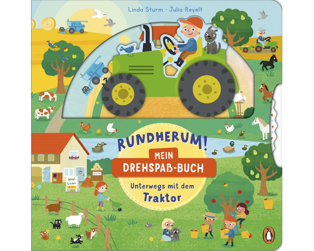 Rundherum! Mein Drehspaß-Buch – Unterwegs mit dem Traktor