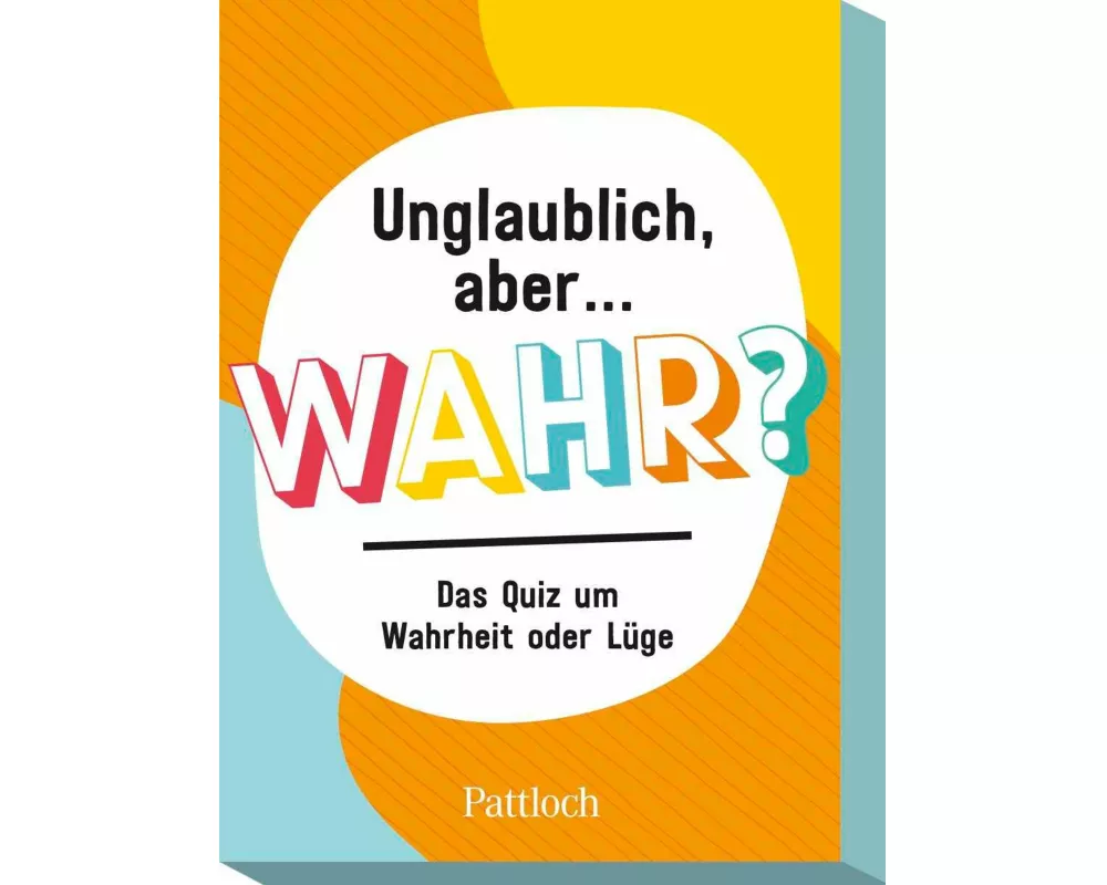 Unglaublich, aber … wahr?