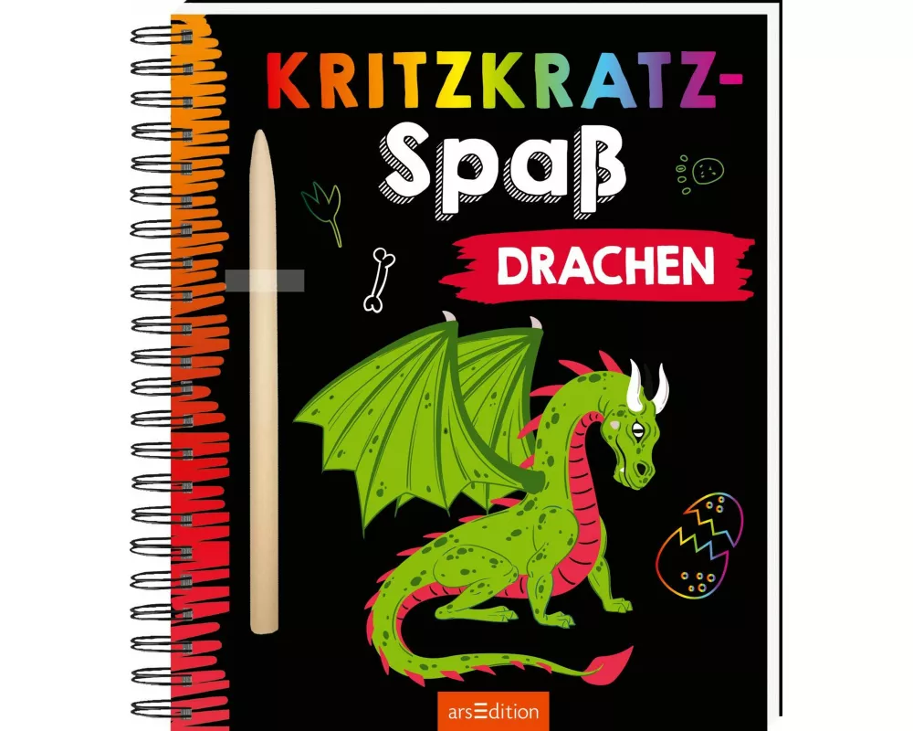 Kritzkratz-Spaß Drachen