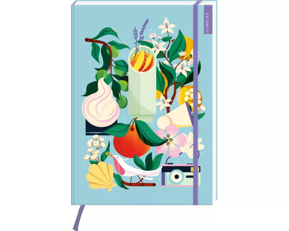 myNOTES Papeterie: Notizbuch A4 Farben des Sommers