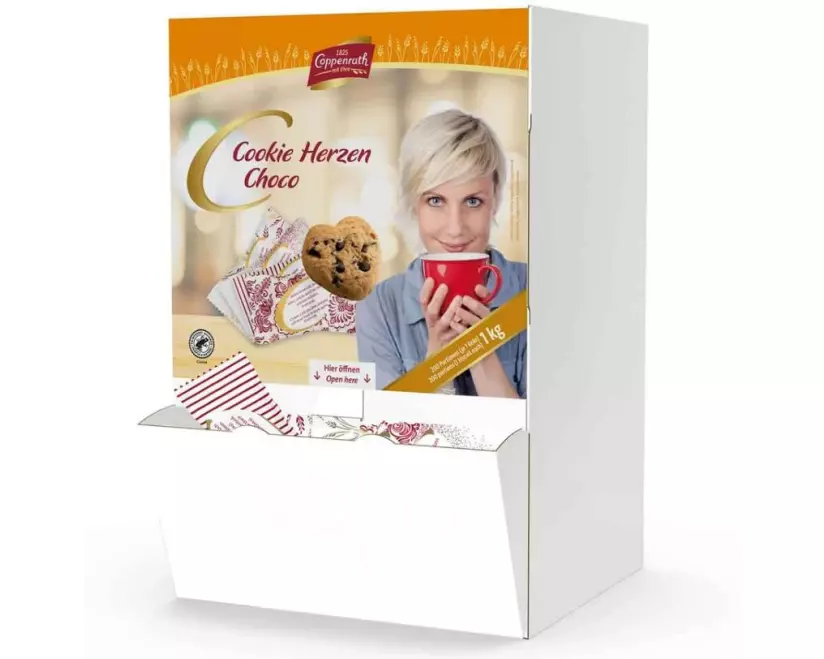 Coppenrath Guetzli Cookie-Herzen Choco 1000 g
