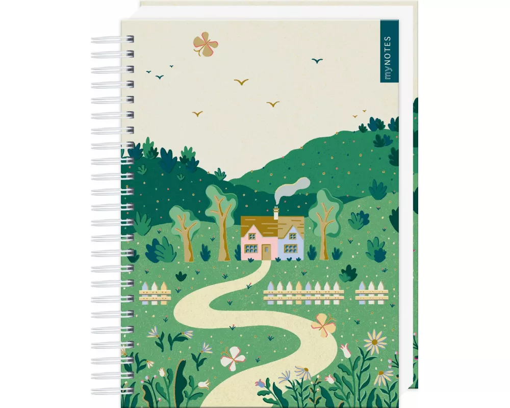 myNOTES Papeterie: Ringbuch Cottage Style: Mein Cottage-Garten