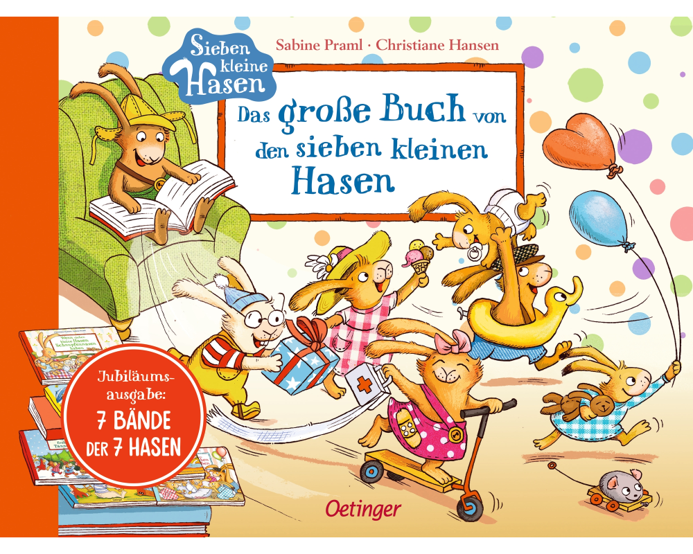 Das große Buch von den sieben kleinen Hasen