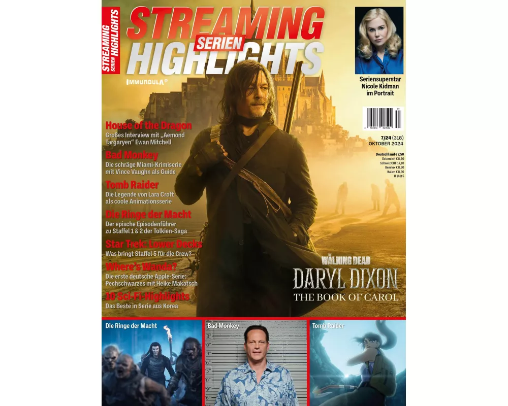 STREAMING SERIEN HIGHLIGHTS. Ausgabe Oktober 2024 (#318)