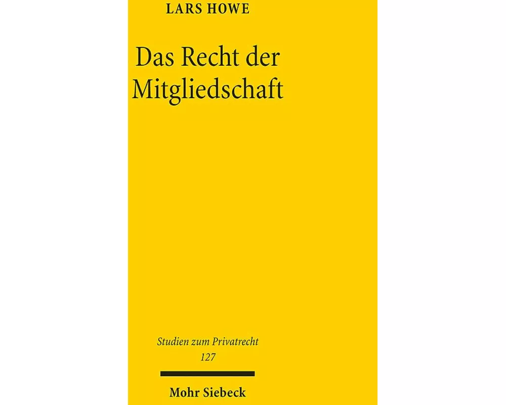 Das Recht der Mitgliedschaft