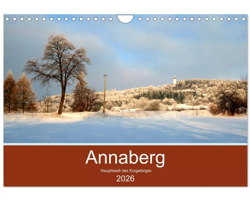 Annaberg - Hauptstadt des Erzgebirges (Wandkalender 2026 DIN A4 quer), CALVENDO Monatskalender