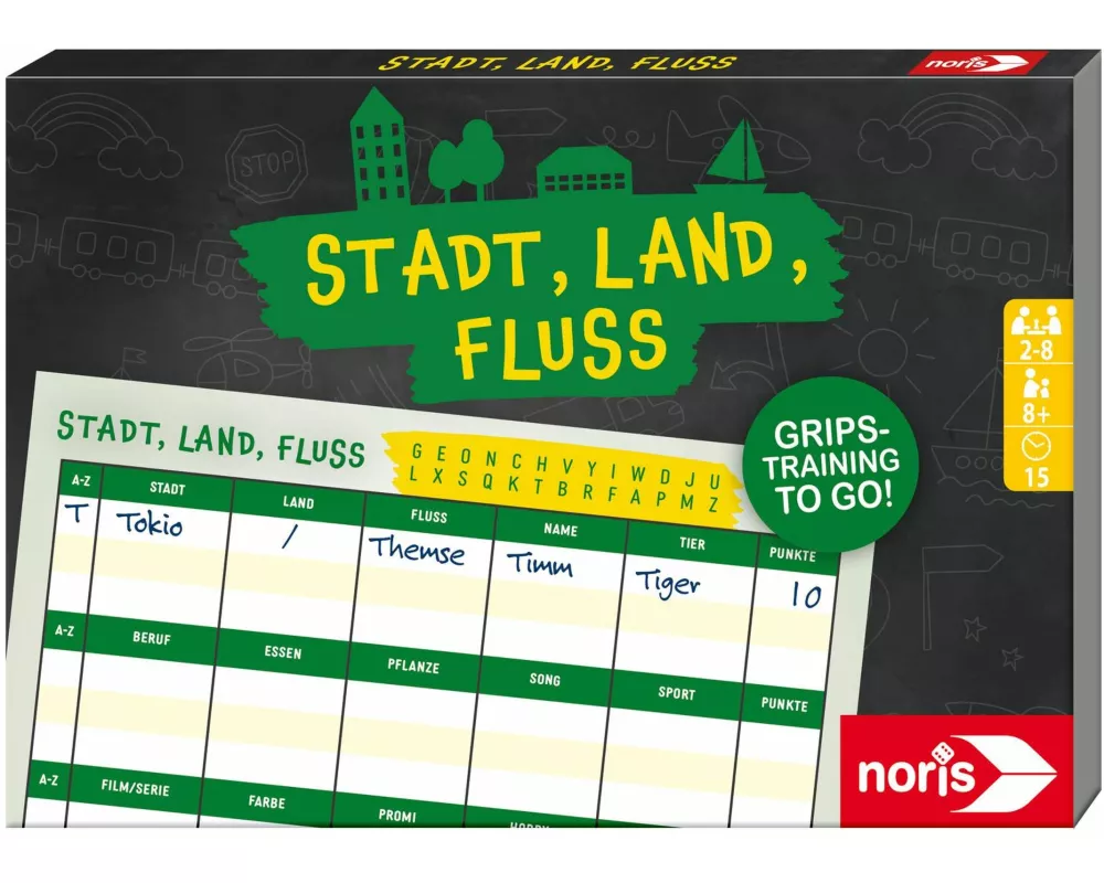 Stadt, Land, Fluss - Spielblock