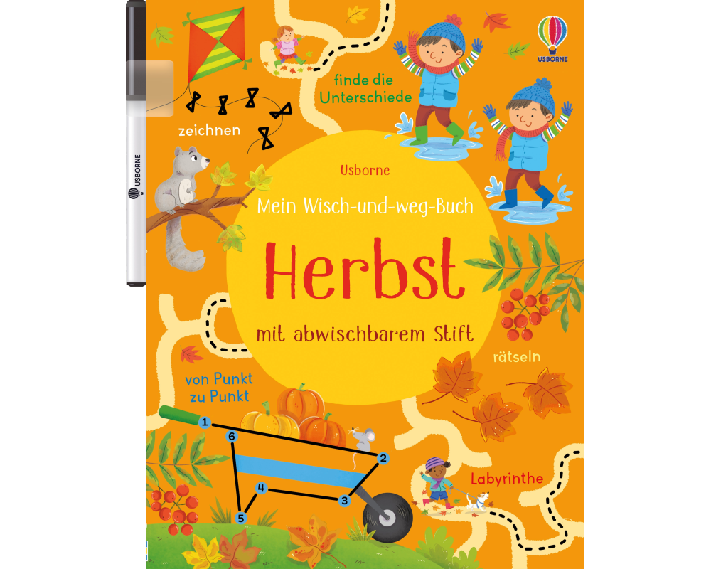 Mein Wisch-und-weg-Buch: Herbst