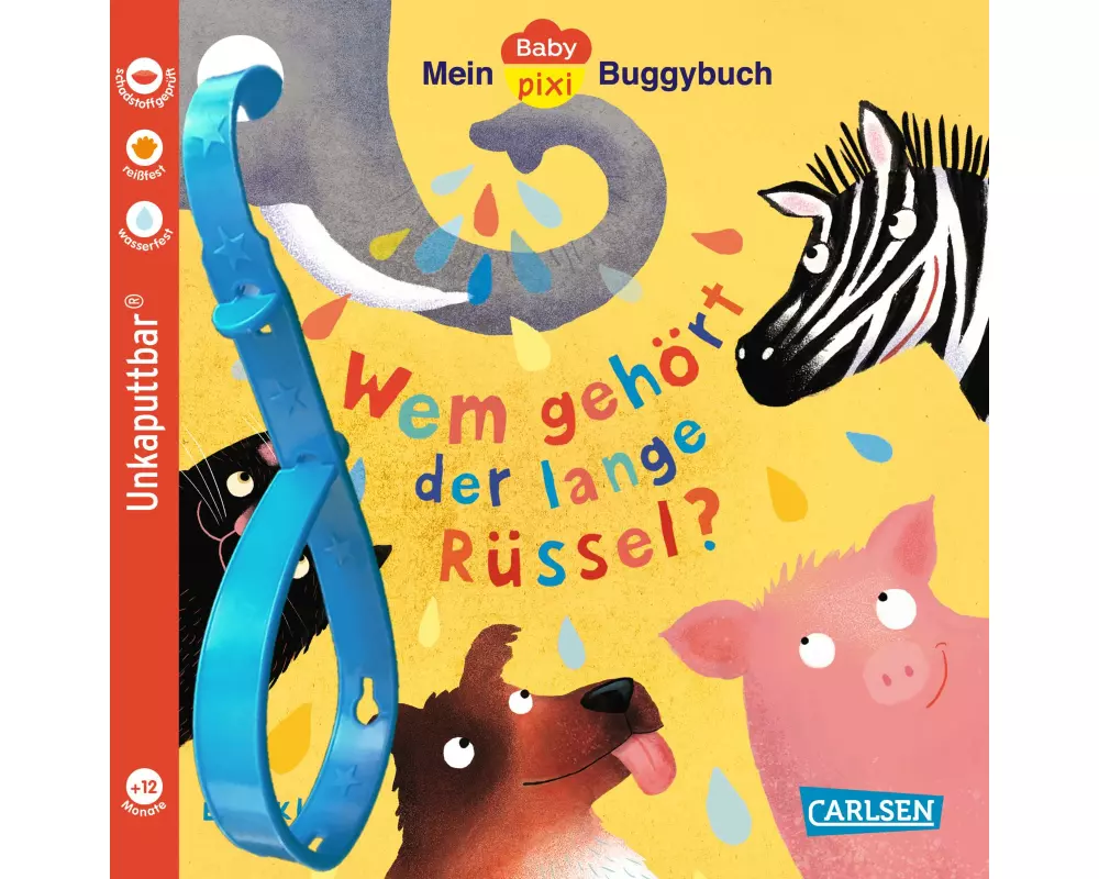 Baby Pixi (unkaputtbar) 171: Mein Baby-Pixi-Buggybuch: Wem gehört der lange Rüssel?