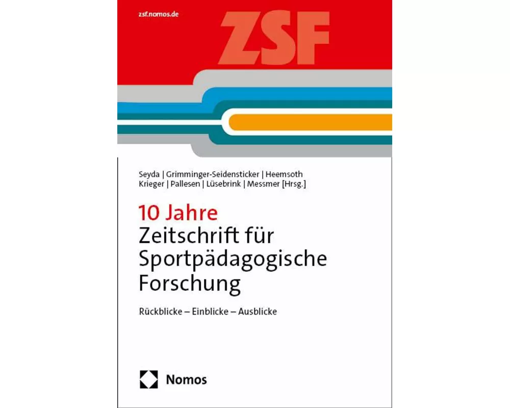 10 Jahre Zeitschrift für Sportpädagogische Forschung