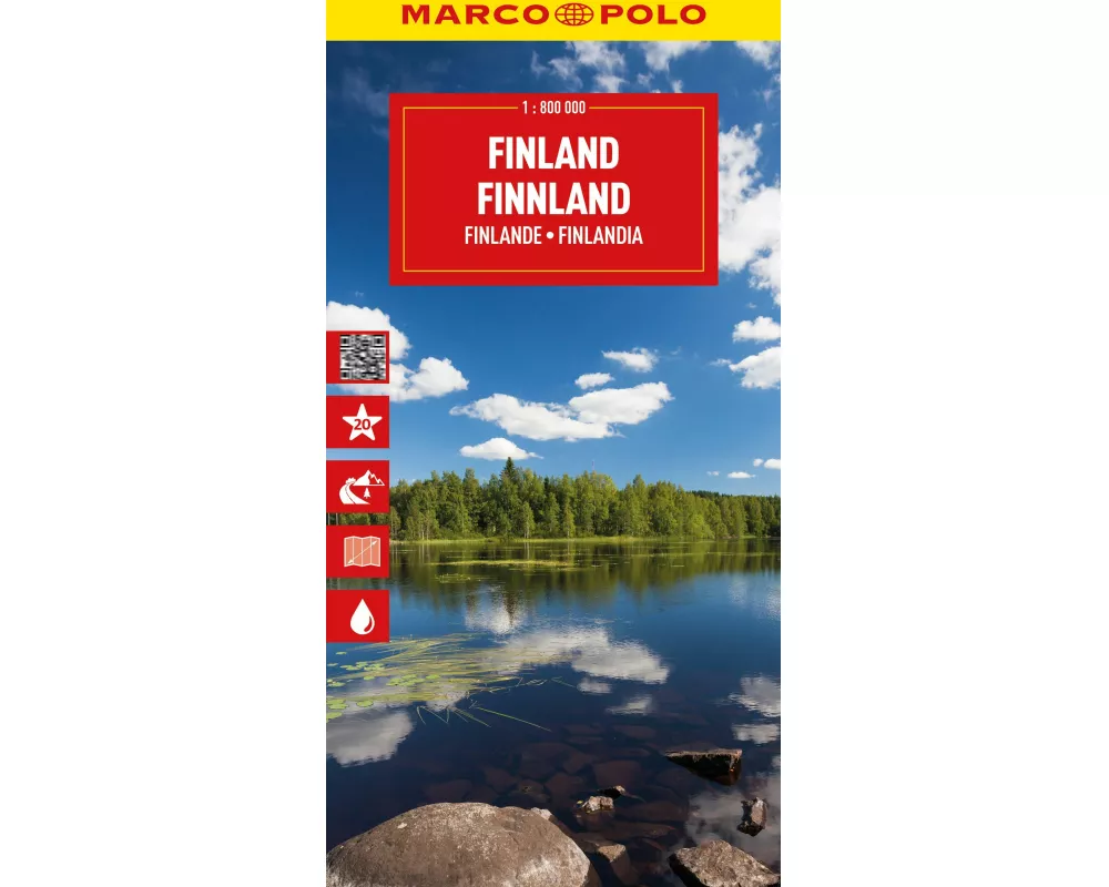 MARCO POLO Reisekarte Finnland 1:800.000