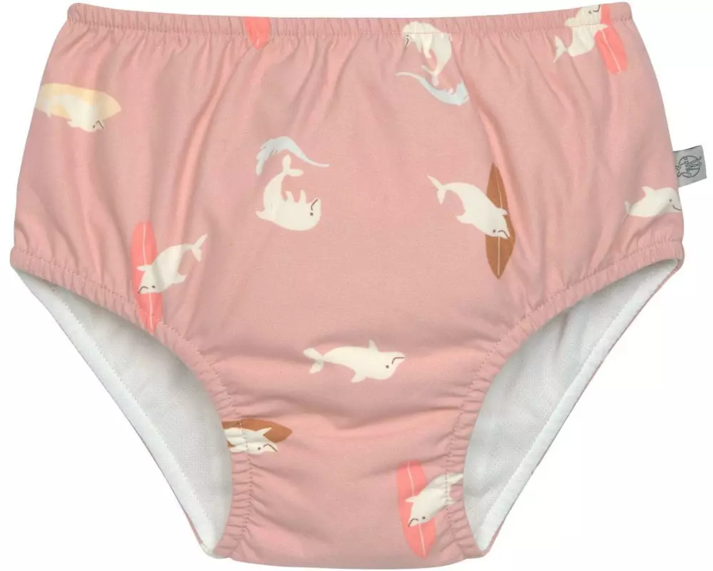 Lässig UV-Badehose Delfin Peach, Gr. 62/68, 3-6 Monate