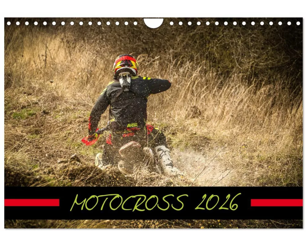MOTOCROSS 2026 (Wandkalender 2026 DIN A4 quer), CALVENDO Monatskalender
