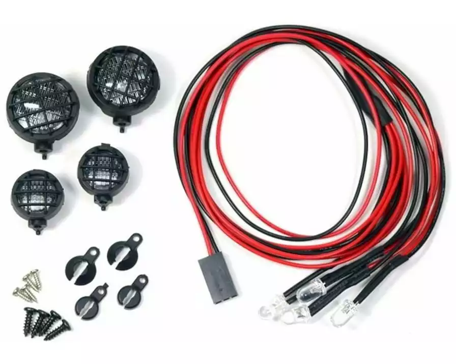 Absima 1:10 LED Rally-Scheinwerferset rund (4)