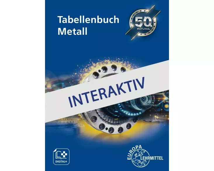 Tabellenbuch Metall mit Formelsammlung - Digitales Buch - interaktiv
