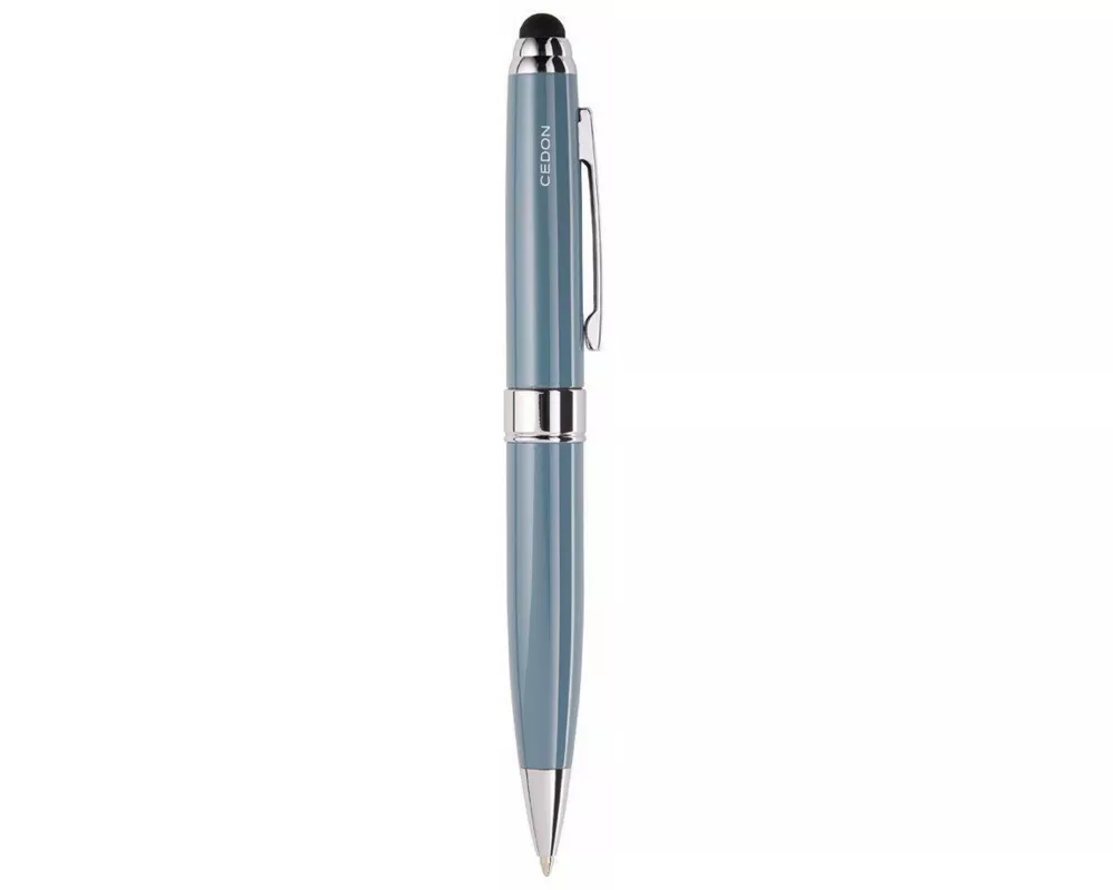 Kugelschreiber Touch Pen blau-grau