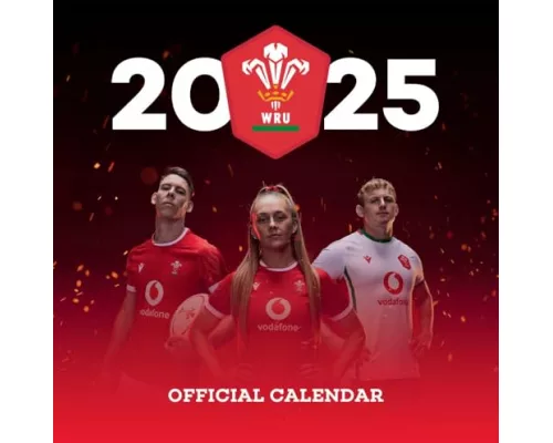 Welsh Rugby Union Square Calendar 2025