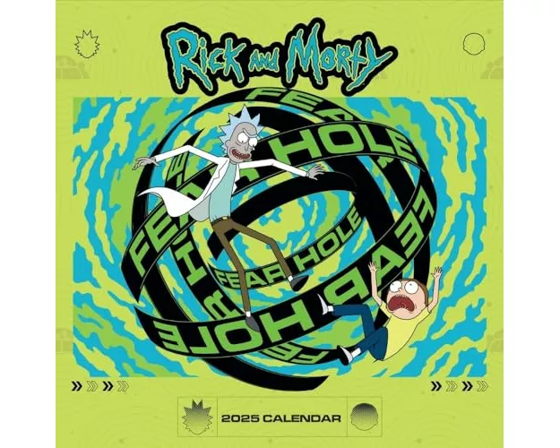 Official Rick And Morty Square Calendar 2025