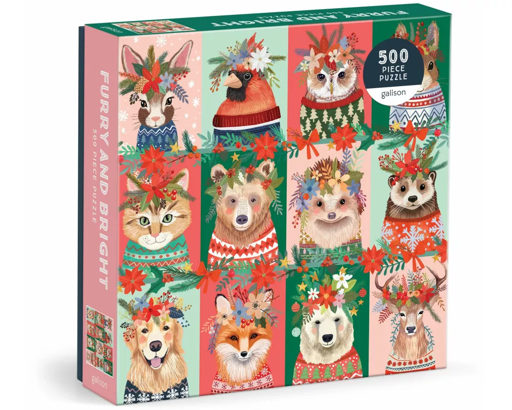 Furry And Bright 500 Piece Puzzle