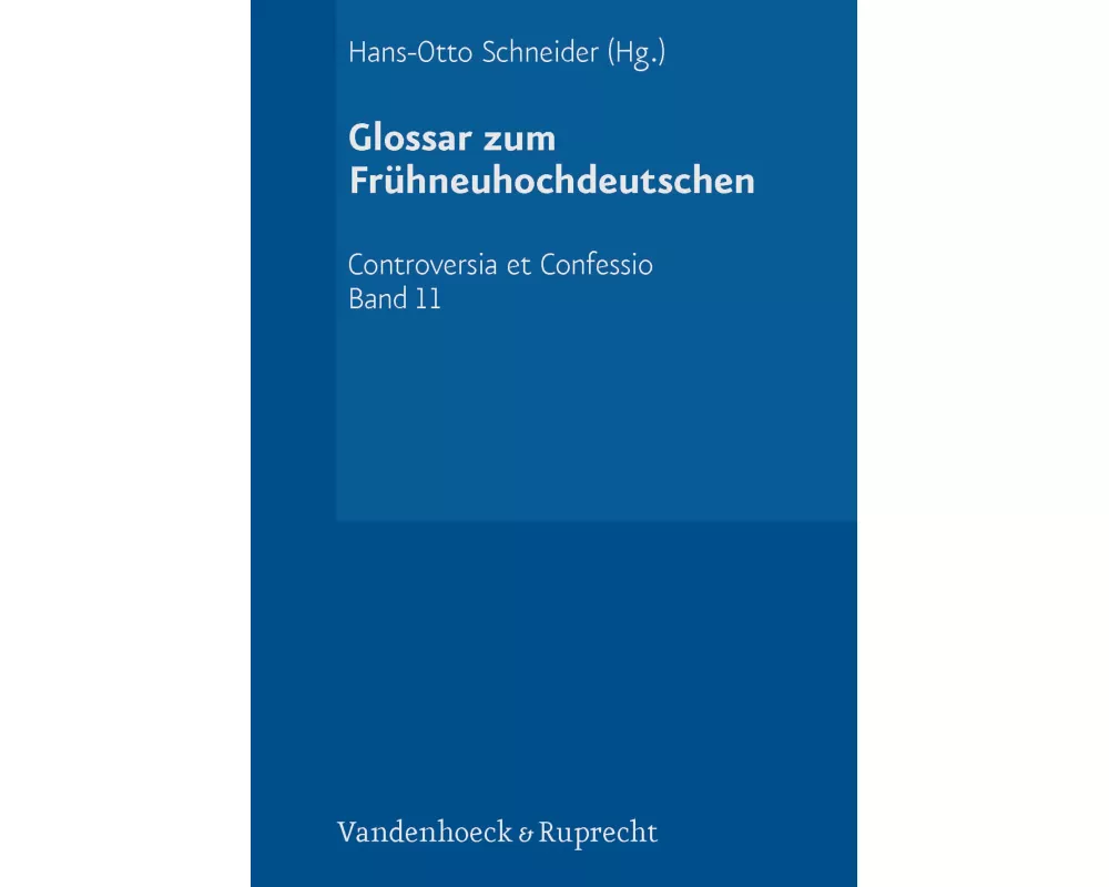 Glossar zum Frühneuhochdeutschen