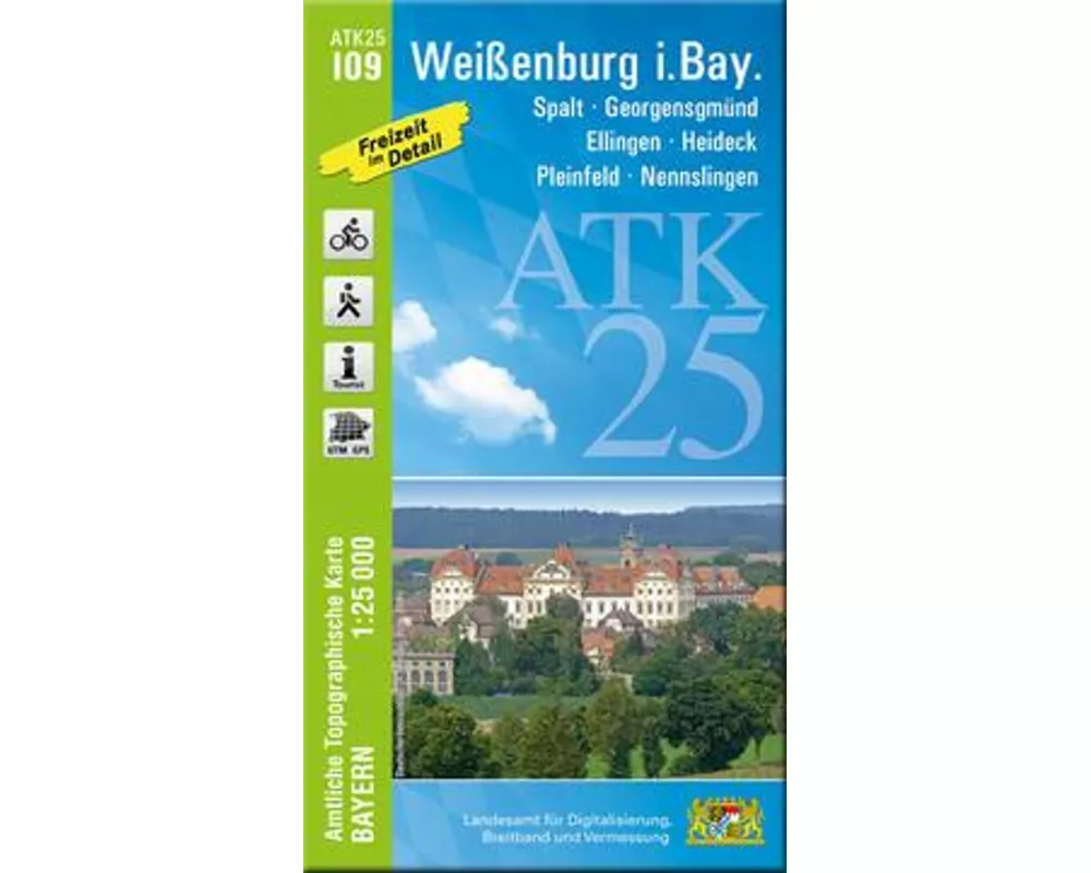 ATK25-I09 Weißenburg i.Bay. (Amtliche Topographische Karte 1:25000)