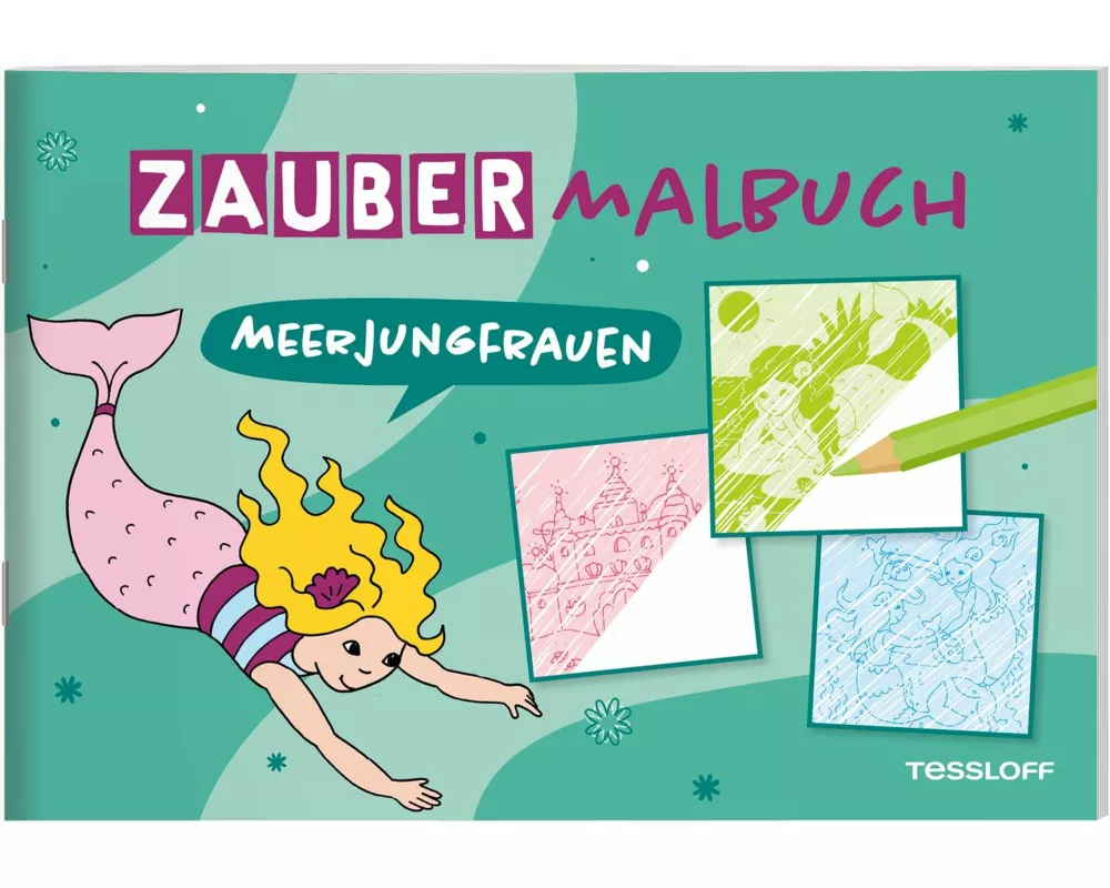 Zaubermalbuch. Meerjungfrauen