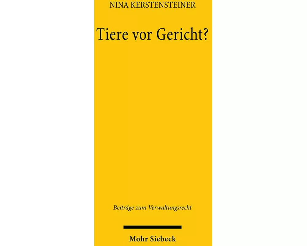 Tiere vor Gericht?