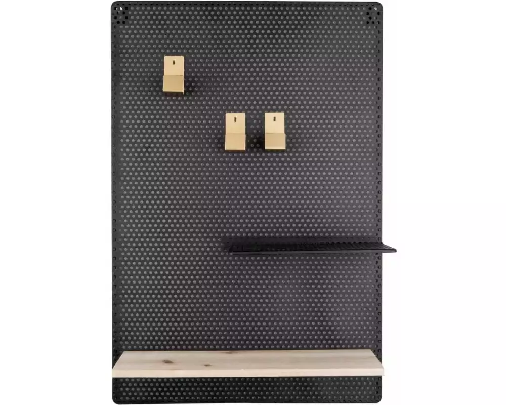 present time Memotafel mit Ablagen 52 x 34.5 cm, Schwarz