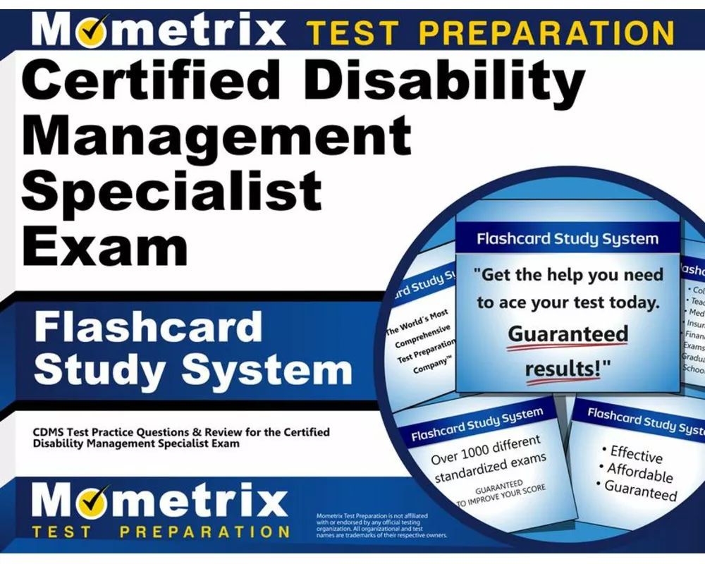 Certified Disability Management Specialist Exam Flashcard Study System