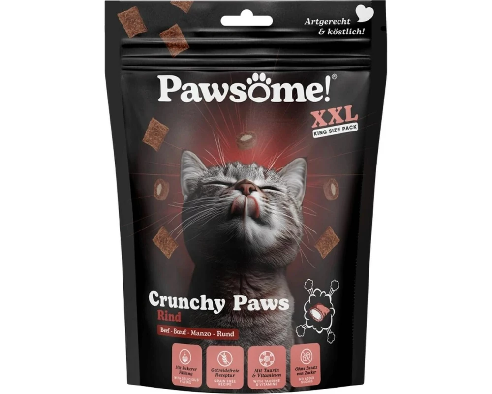 Pawsome Cat Crunchy Paws Rind 150 g