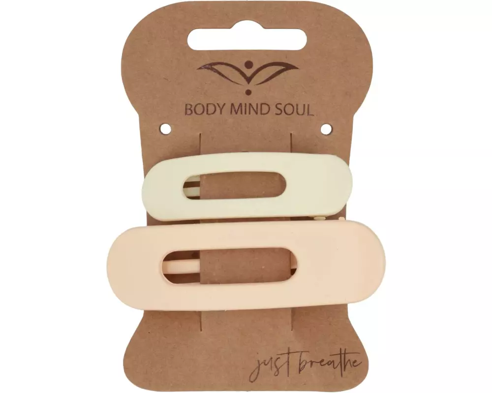 Body Mind Soul Flat Klemmen Yoga Beige und Gelb