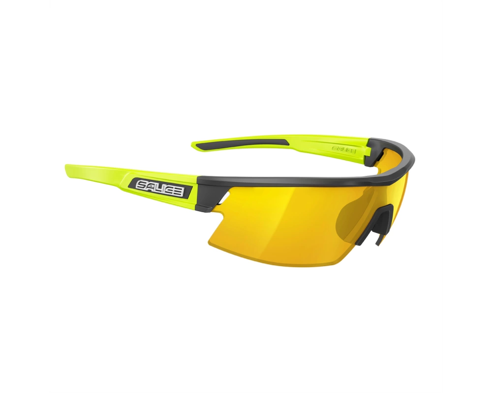 Salice Occhiali Sportbrille 025RW, Black-Lime / RW Yellow