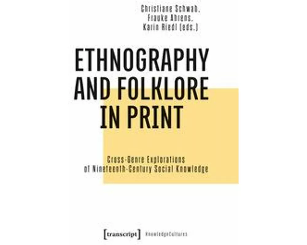 Ethnography and Folklore in Print