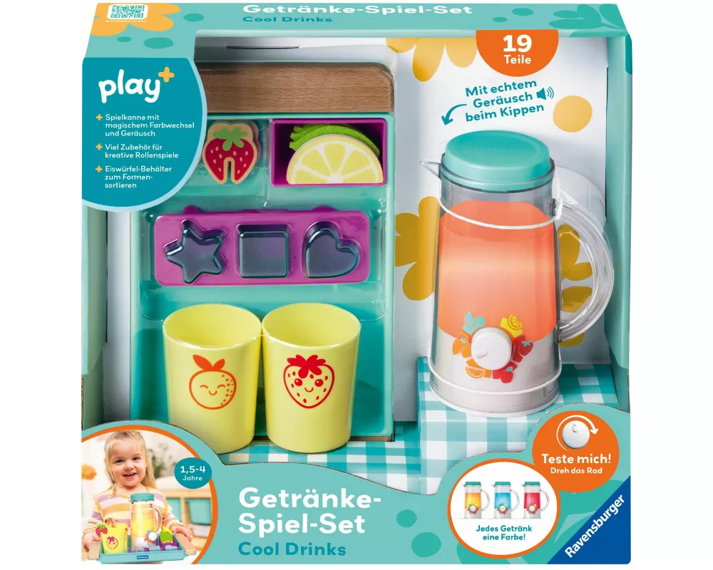 Play+ Getränke-Spiel-Set: Cool Drinks - ab 1,5 Jahre
