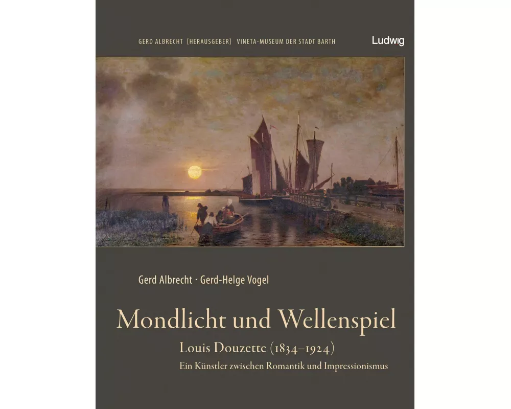 Mondlicht und Wellenspiel - Louis Douzette (1834 - 1924)
