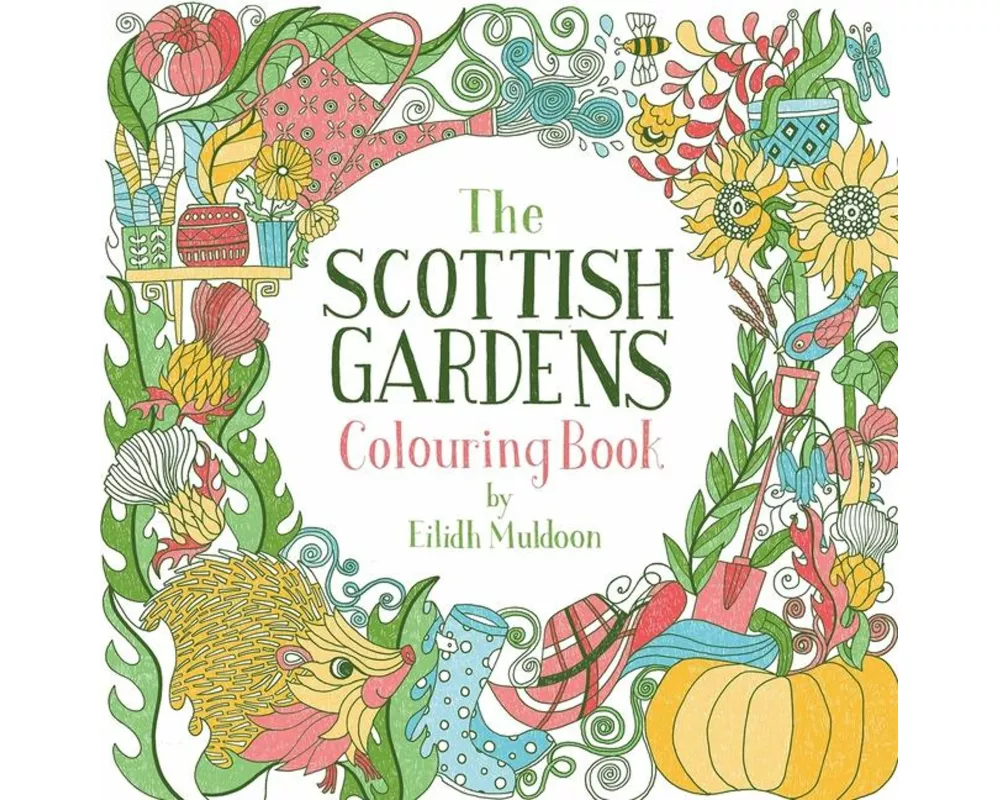 The Scottish Gardens Colouring Book