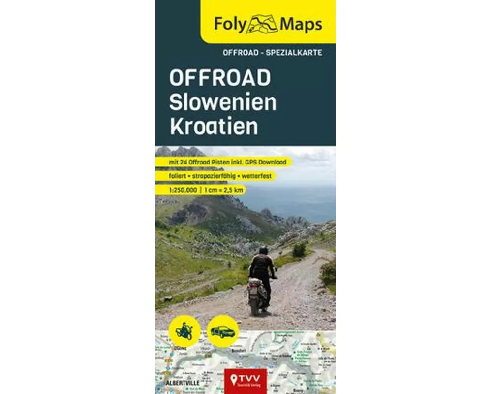 FolyMaps OFFROAD Slowenien Kroatien 1:250 000