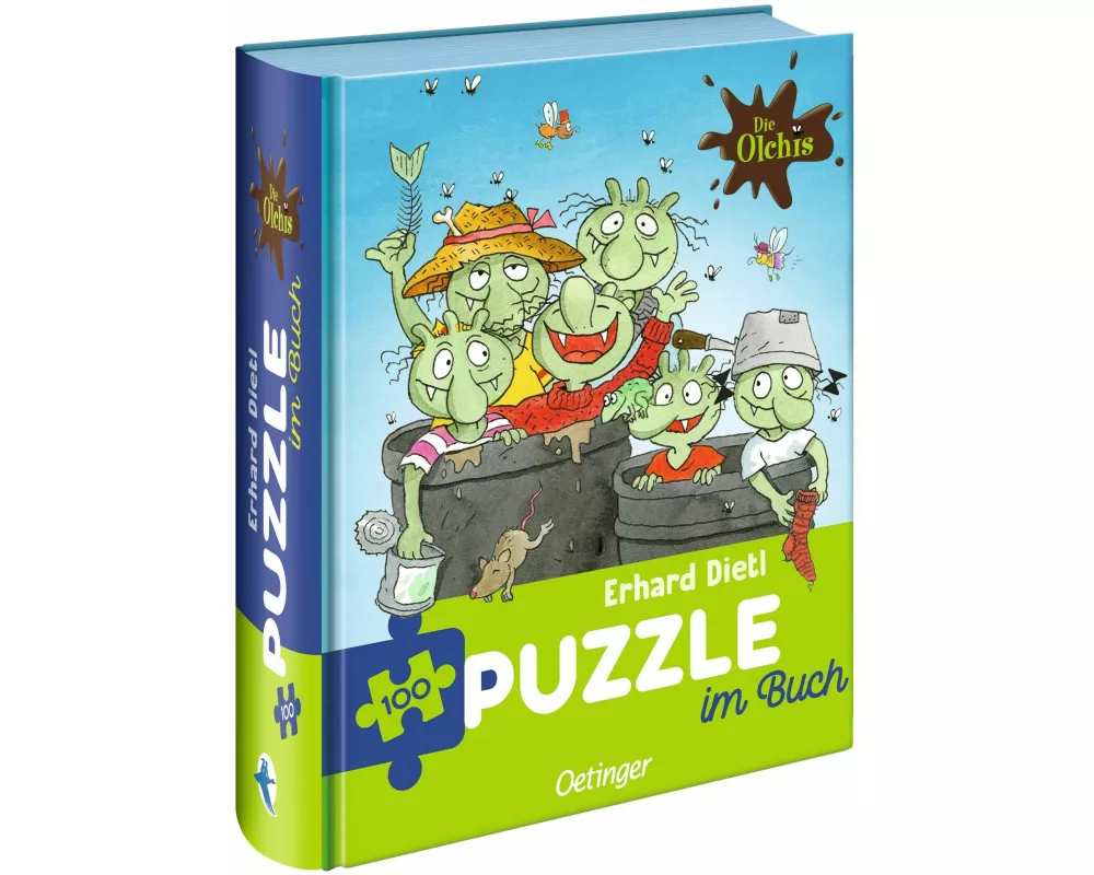 Die Olchis. Puzzle im Buch. 100 Teile