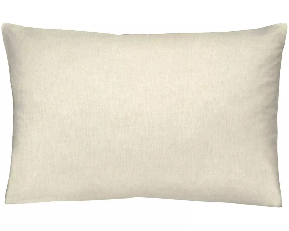 Home Fashion Kopfkissenbezug Halbleinen Beige, 50 x 70 cm