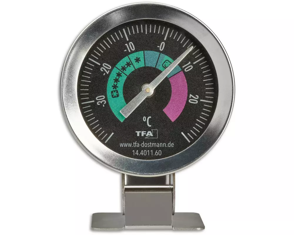 TFA Dostmann Kühl- / Gefrierthermometer Silber