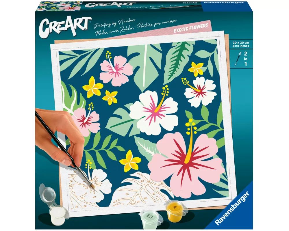 CreArt Adults Trend - Exotische Blumen