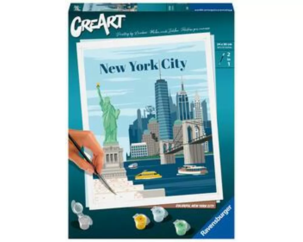 CreArt Adults Trend - Farbenfrohes New York City