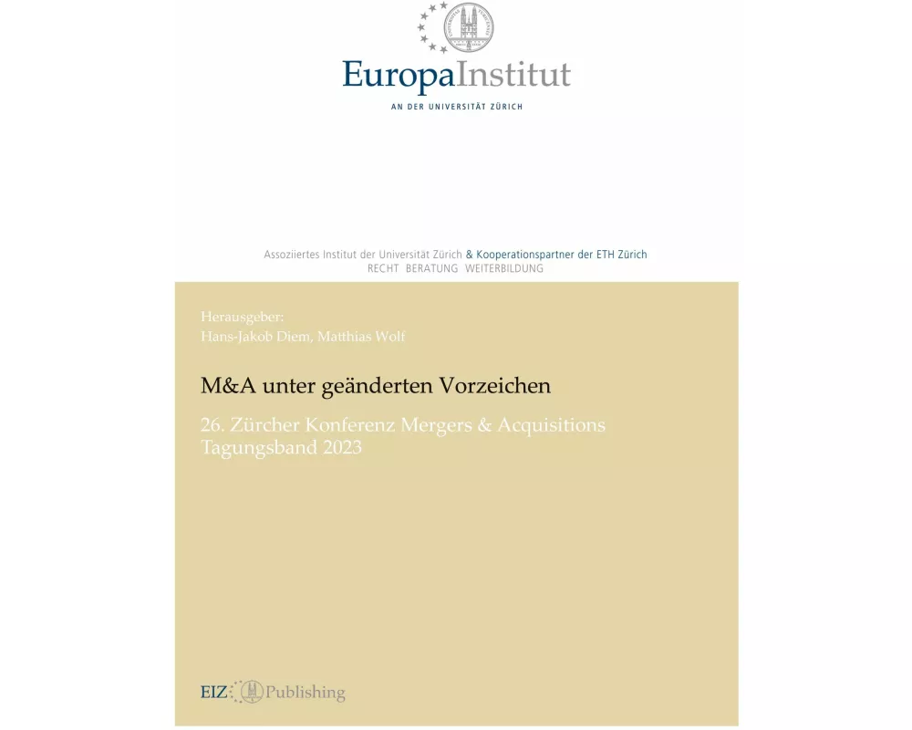 M&A unter geänderten Vorzeichen