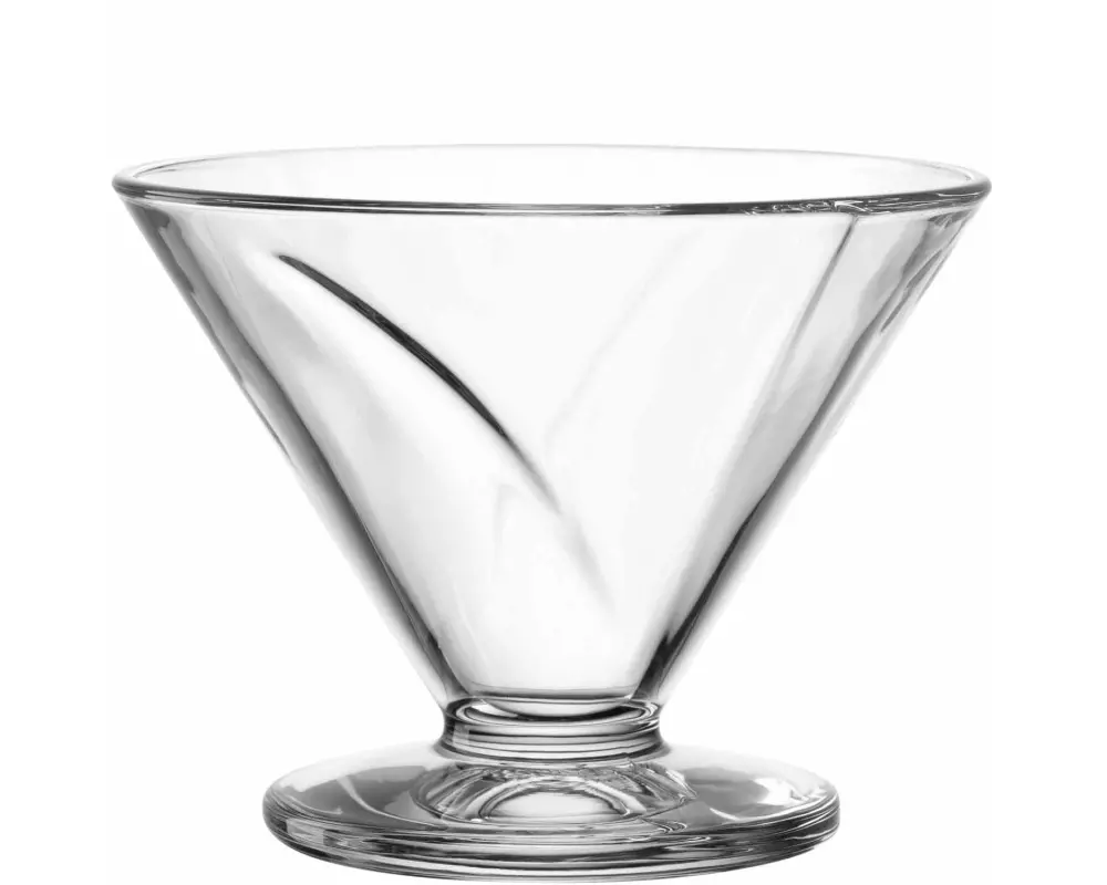 Leonardo Schale Cono 4 Stück, Transparent