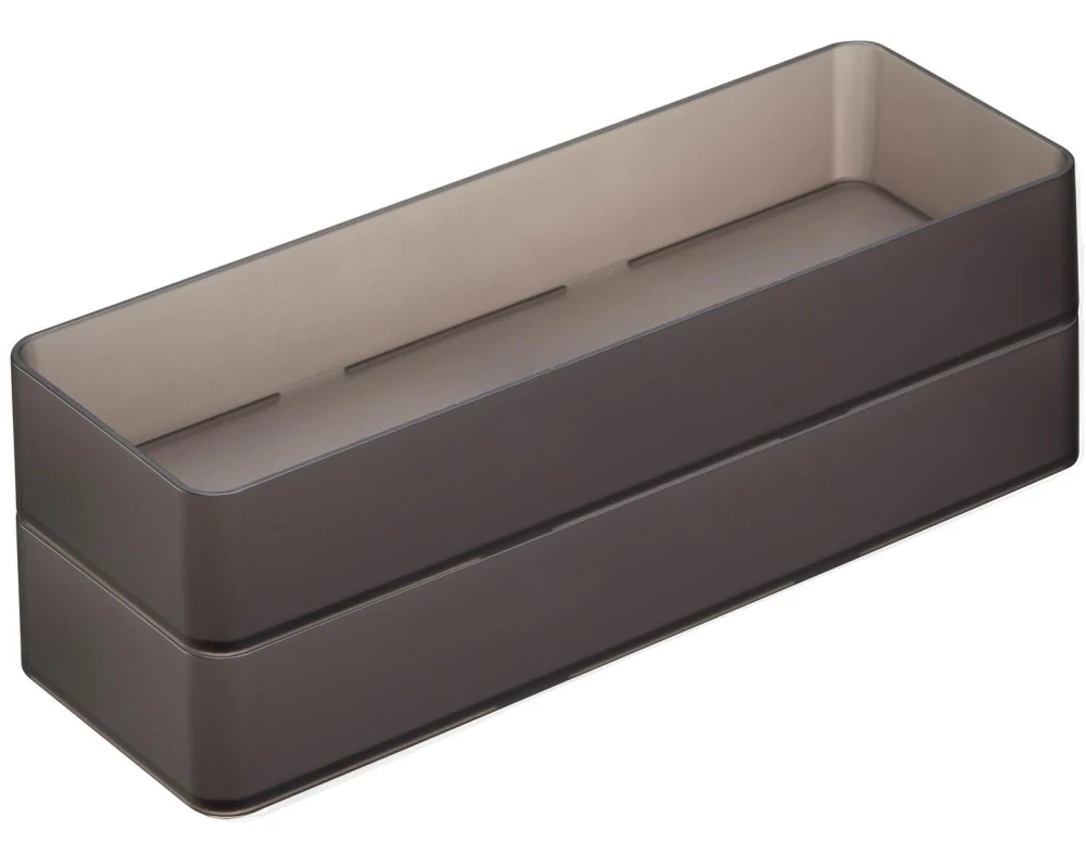 Yamazaki Schubladenbox Organizer L Tower 2er Set Schwarz